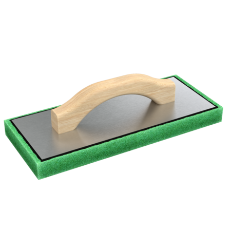 Bon Tool Bon 83-104 Green Foam Float, 5" X 12" X 1", Wood Handle 83-104